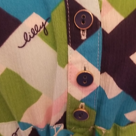 LILLY PULITZER plaid dress - Picture 5 of 8